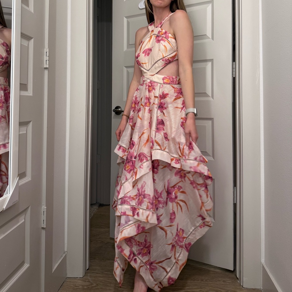 L’atiste Floral Handkerchief Maxi Dress - Picture 2 of 11